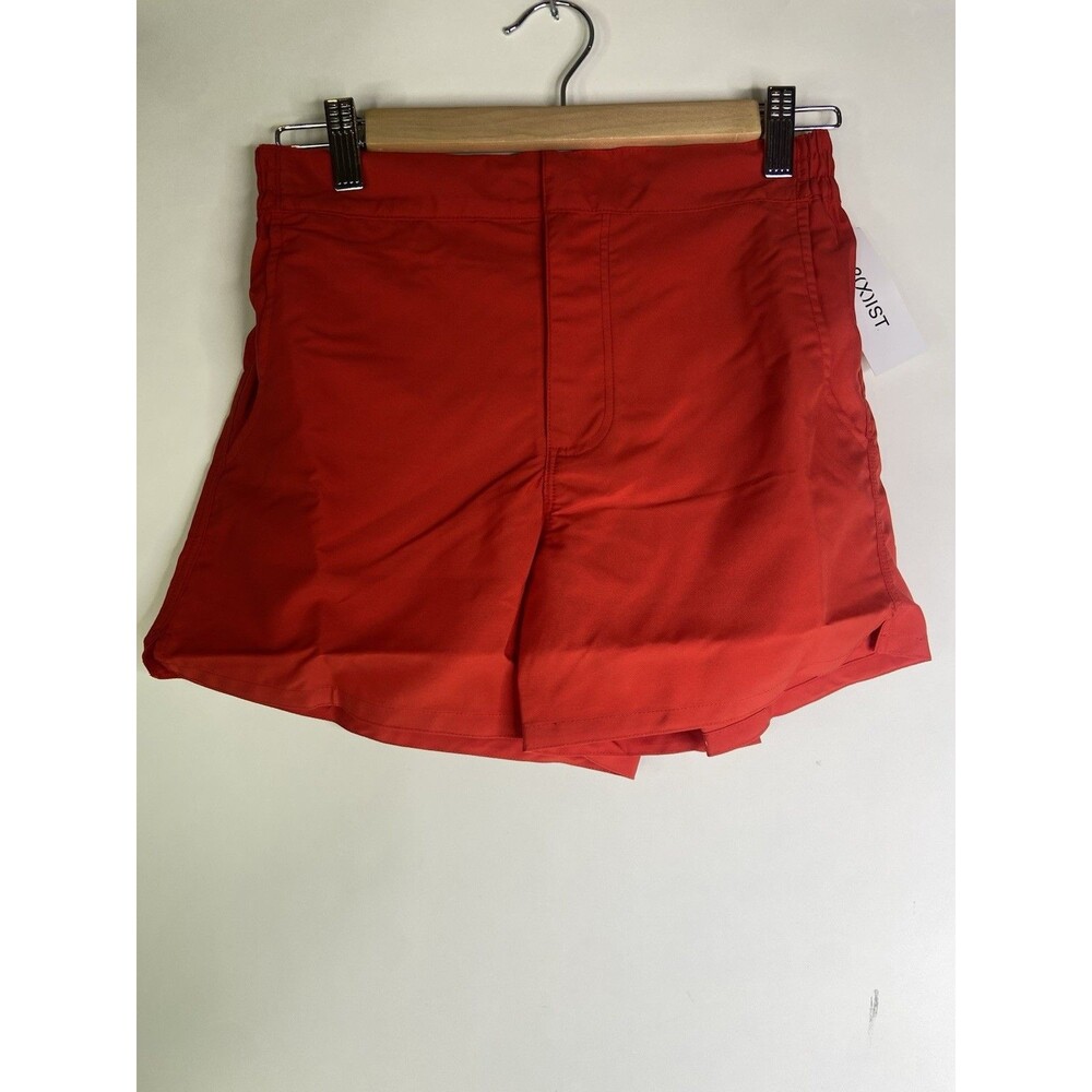 2XIST Swim Shorts Swimwear Bottoms Red Lined With Pockets Mens Size S